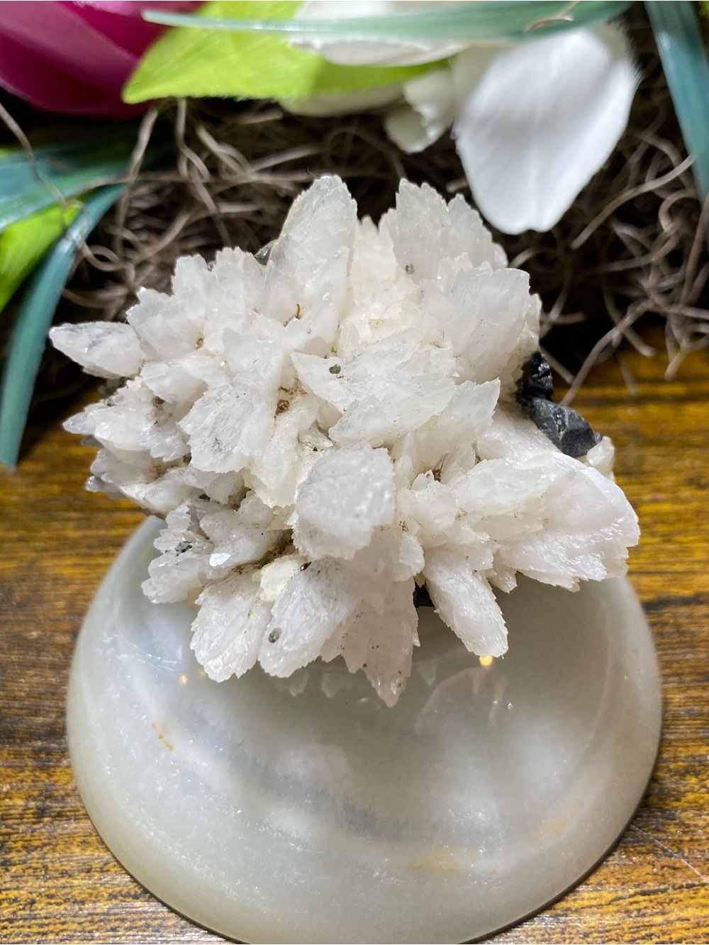 Dogtooth Calcite & Mixed Mineral Cluster